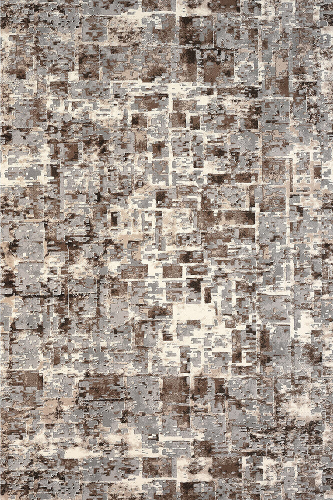Carpet modern brown Thema 3575/958 by measure - Colore Colori