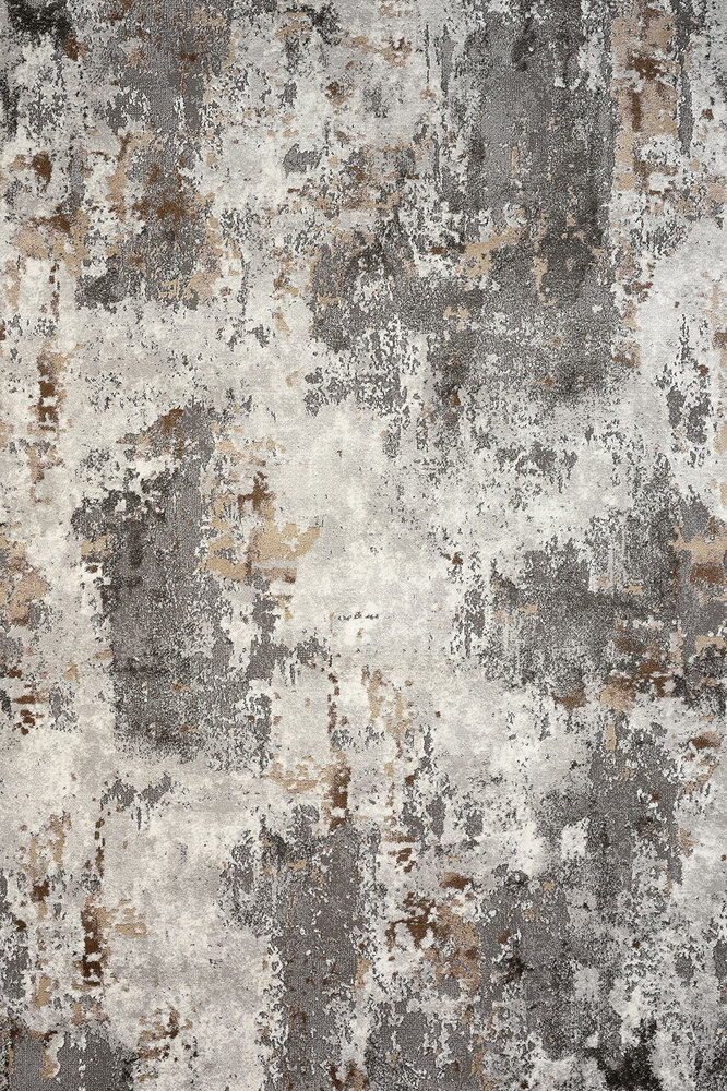 Carpet modern grey beige Ostia 5671/975 by measure - Colore Colori