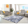 Carpet modern abstract grey blue Ostia 7015/953 - 3x4 Colore Colori